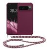 Kwmobile Google Pixel 9 Pro XL telefontok nyakpánttal, lila, szilikon, KWM000020PZ004C