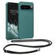 Kwmobile Google Pixel 9 Pro XL telefontok nyakpánttal, zöld, szilikon, KWM000020PZ005C