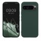 Kwmobile Google Pixel 9/Pixel 9 Pro tok, sötétzöld, szilikon, KWM000020QA002C