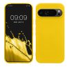Kwmobile tok Google Pixel 9/Pixel 9 Pro készülékhez, sárga, szilikon, KWM000020QA003C