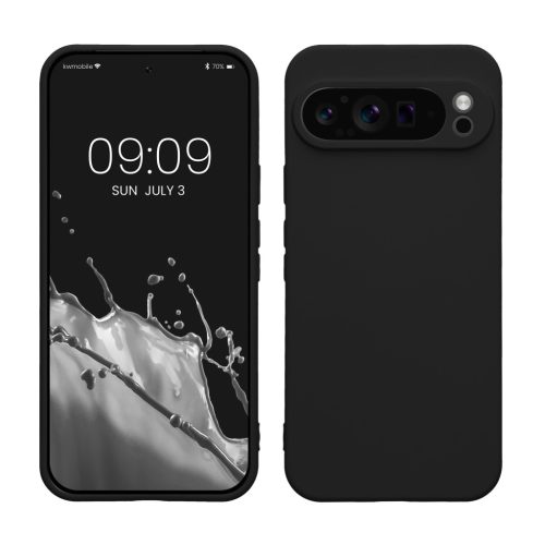 Kwmobile Google Pixel 9 Pro XL tok, fekete, szilikon, KWM000020QB001C