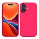 Kwmobile tok Apple iPhone 16-hoz, rózsaszín, szilikon, KWM000022TU001C
