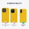 Kwmobile tok Apple iPhone 16-hoz, sárga, szilikon, KWM000022TU002C