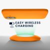 Kwmobile tok Apple iPhone 16-hoz, narancssárga, szilikon, KWM000022TU007C