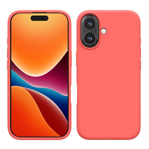 Kwmobile tok Apple iPhone 16-hoz, rózsaszín, szilikon, KWM000022TU008C