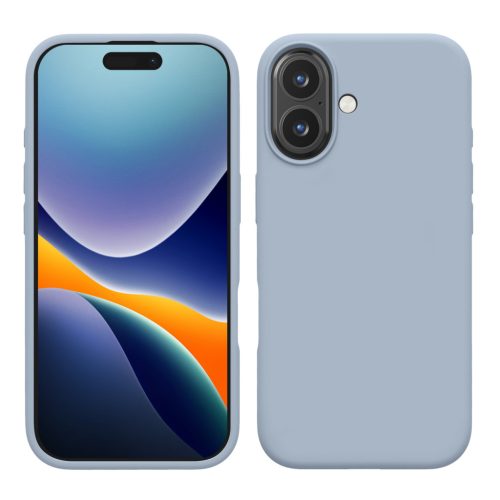Kwmobile tok Apple iPhone 16-hoz, világoskék, szilikon, KWM000022TU009C