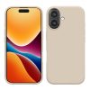 Kwmobile tok Apple iPhone 16-hoz, krémszínű, szilikon, KWM000022TU010C
