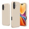 Kwmobile tok Apple iPhone 16-hoz, krémszínű, szilikon, KWM000022TU010C