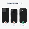 Kwmobile tok Apple iPhone 16 Plus-hoz, fekete, szilikon, KWM000022TV005C