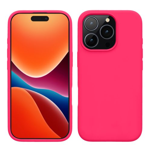 Kwmobile tok Apple iPhone 16 Pro készülékhez, rózsaszín, szilikon, KWM000022TW001C