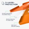Kwmobile tok Apple iPhone 16 Pro készülékhez, narancssárga, szilikon, KWM000022TW003C