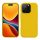 Kwmobile tok Apple iPhone 16 Pro készülékhez, sárga, szilikon, KWM000022TW004C