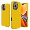 Kwmobile tok Apple iPhone 16 Pro készülékhez, sárga, szilikon, KWM000022TW004C