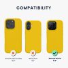 Kwmobile tok Apple iPhone 16 Pro készülékhez, sárga, szilikon, KWM000022TW004C