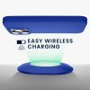 Kwmobile tok Apple iPhone 16 Pro készülékhez, kék, szilikon, KWM000022TW005C