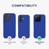 Kwmobile tok Apple iPhone 16 Pro készülékhez, kék, szilikon, KWM000022TW005C