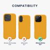 Kwmobile tok Apple iPhone 16 Pro készülékhez, narancssárga, szilikon, KWM000022TW009C