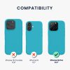 Kwmobile tok Apple iPhone 16 Pro készülékhez, világoskék, szilikon, KWM000022TW010C