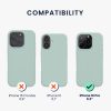 Kwmobile tok Apple iPhone 16 Pro készülékhez, világoszöld, szilikon, KWM000022TW012C