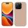 Kwmobile tok Apple iPhone 16 Pro készülékhez, krémszínű, szilikon, KWM000022TW013C