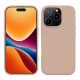 Kwmobile tok Apple iPhone 16 Pro készülékhez, krémszínű, szilikon, KWM000022TW013C