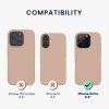 Kwmobile tok Apple iPhone 16 Pro készülékhez, krémszínű, szilikon, KWM000022TW013C