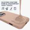Kwmobile tok Apple iPhone 16 Pro készülékhez, krémszínű, szilikon, KWM000022TW013C