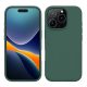 Kwmobile tok Apple iPhone 16 Pro készülékhez, zöld, szilikon, KWM000022TW015C