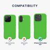 Kwmobile tok Apple iPhone 16 Pro Max készülékhez, zöld, szilikon, KWM000022TX003C