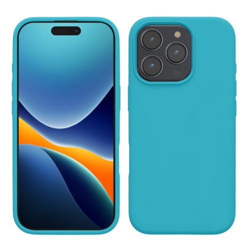 Kwmobile tok Apple iPhone 16 Pro Max készülékhez, világoskék, szilikon, KWM000022TX004C