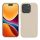 Kwmobile tok Apple iPhone 16 Pro Max készülékhez, krémszínű, szilikon, KWM000022TX009C