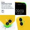 Kwmobile tok Apple iPhone 16-hoz, sárga, szilikon, KWM000022TY002C