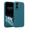 Kwmobile tok Apple iPhone 16-hoz, kék, szilikon, KWM000022TY003C