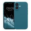 Kwmobile tok Apple iPhone 16-hoz, kék, szilikon, KWM000022TY003C