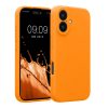 Kwmobile tok Apple iPhone 16-hoz, narancssárga, szilikon, KWM000022TY005C