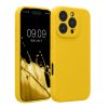 Kwmobile tok Apple iPhone 16 Pro készülékhez, sárga, szilikon, KWM000022TZ002C