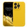 Kwmobile tok Apple iPhone 16 Pro készülékhez, sárga, szilikon, KWM000022TZ002C