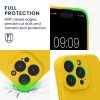 Kwmobile tok Apple iPhone 16 Pro készülékhez, sárga, szilikon, KWM000022TZ002C