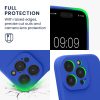 Kwmobile tok Apple iPhone 16 Pro készülékhez, kék, szilikon, KWM000022TZ004C