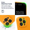 Kwmobile tok Apple iPhone 16 Pro készülékhez, narancssárga, szilikon, KWM000022TZ005C