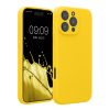 Kwmobile tok Apple iPhone 16 Pro Max készülékhez, sárga, szilikon, KWM000022UA002C