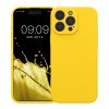 Kwmobile tok Apple iPhone 16 Pro Max készülékhez, sárga, szilikon, KWM000022UA002C