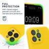 Kwmobile tok Apple iPhone 16 Pro Max készülékhez, sárga, szilikon, KWM000022UA002C