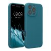 Kwmobile tok Apple iPhone 16 Pro Max készülékhez, kék, szilikon, KWM000022UA003C
