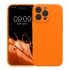 Kwmobile tok Apple iPhone 16 Pro Max készülékhez, narancssárga, szilikon, KWM000022UA005C