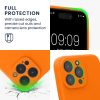 Kwmobile tok Apple iPhone 16 Pro Max készülékhez, narancssárga, szilikon, KWM000022UA005C
