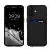 Kwmobile tok Apple iPhone 16-hoz, fekete, szilikon, KWM000022UF001C