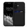 Kwmobile tok Apple iPhone 16-hoz, fekete, szilikon, KWM000022UF001C