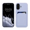 Kwmobile tok Apple iPhone 16-hoz, kék, szilikon, KWM000022UF003C