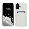 Kwmobile tok Apple iPhone 16-hoz, fehér, szilikon, KWM000022UF005C
